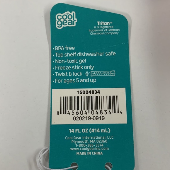 Girl Cool Gear Freeze Me Water Bottles set of 4 NWT - Picture 5 of 5